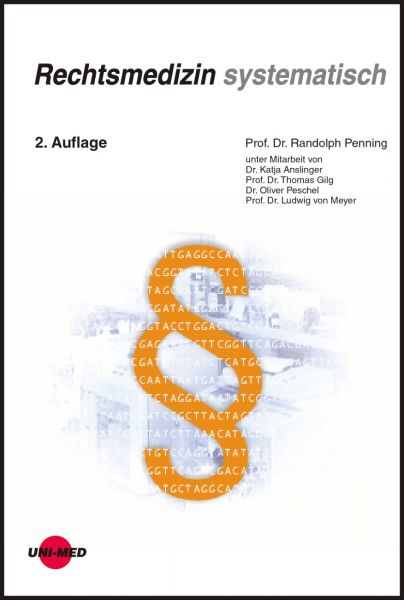 Rechtsmedizin Systematisch Isbn 978 3 89599 157 8